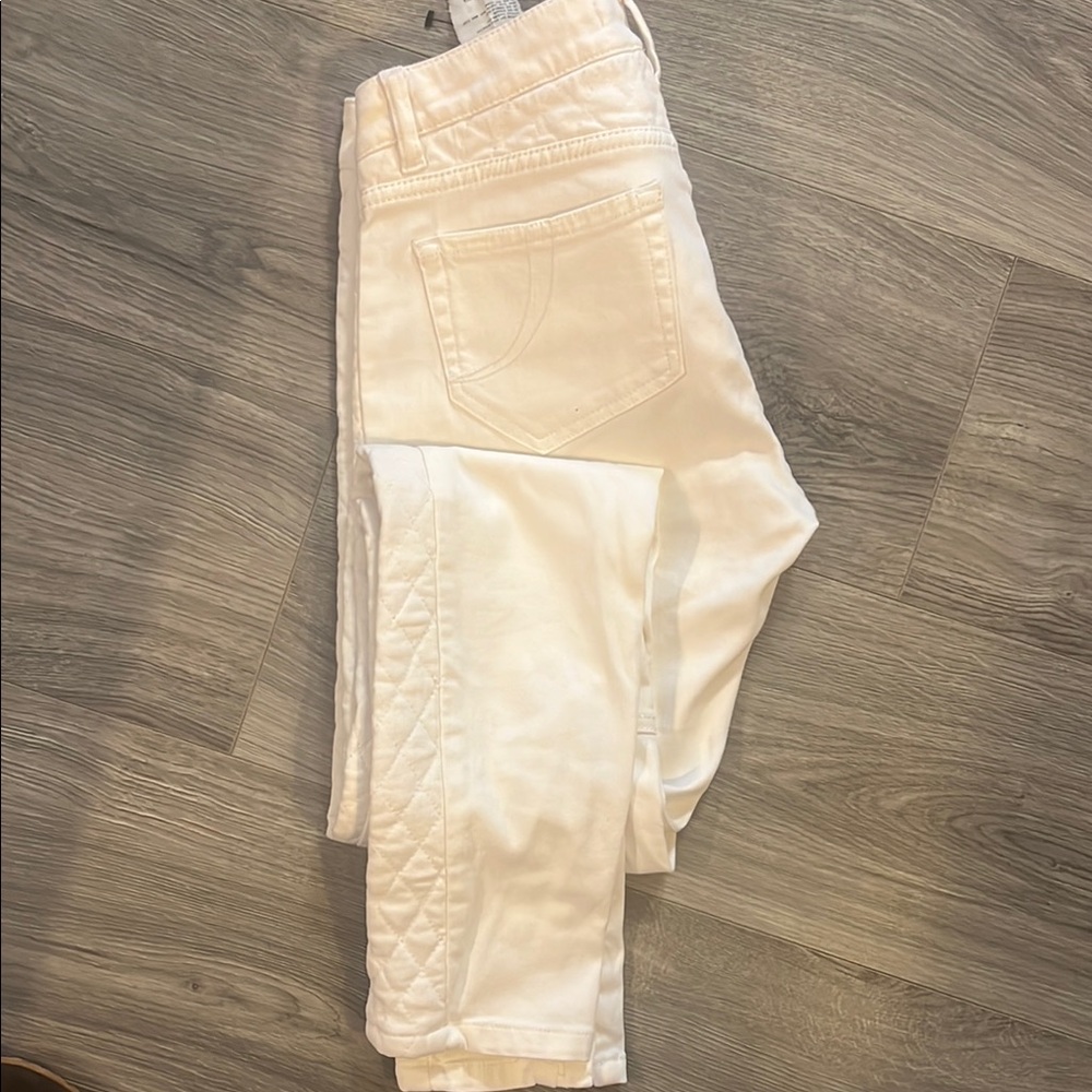 Maje White Skinny Jeans with Tapered Fit and Contrast Stitching - Picture 6 of 7